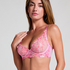 Sujetador longline no preformado Lillia, Rosa