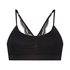 Bralette sin costuras Marine, Negro