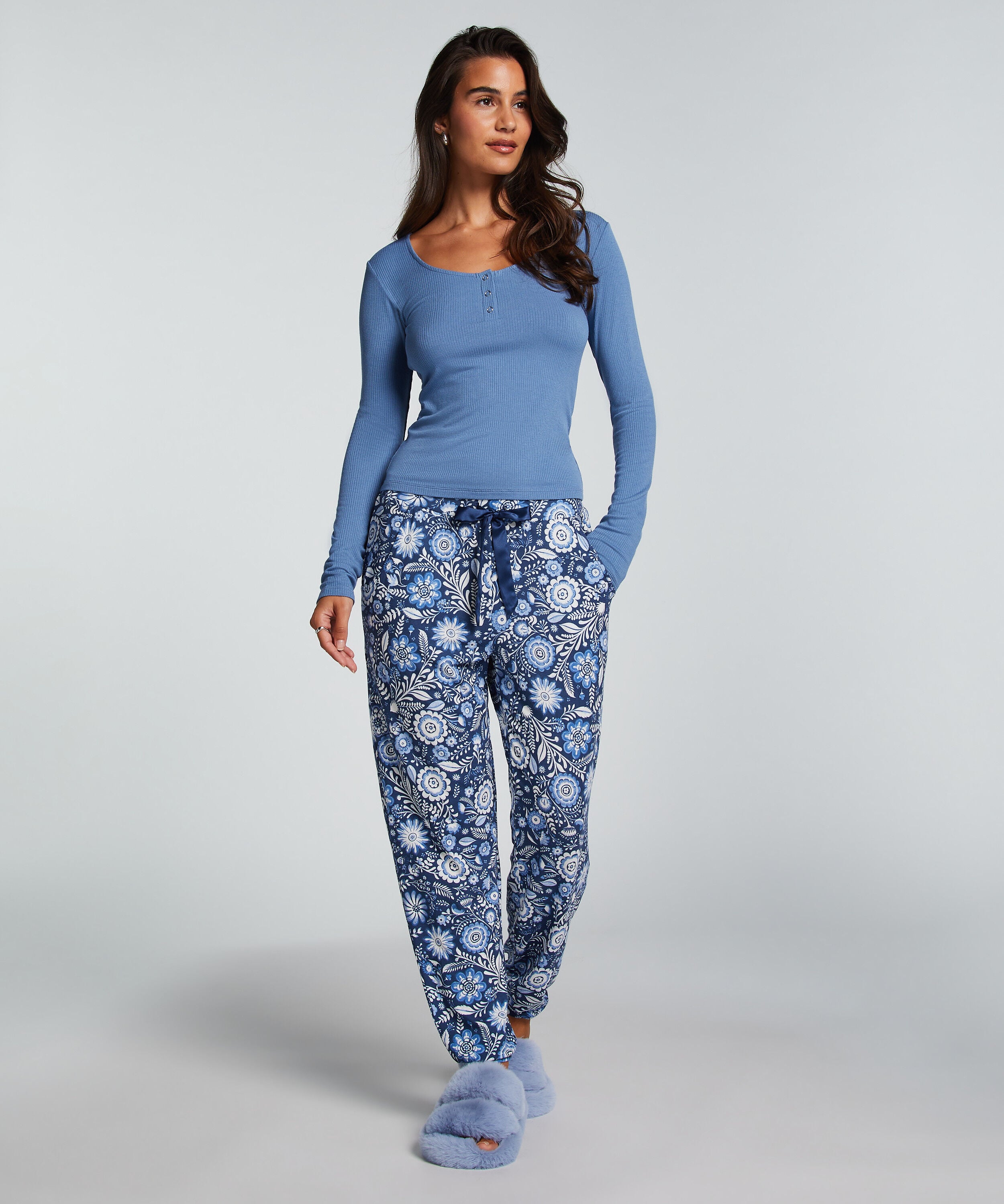 Top de pijama Rib