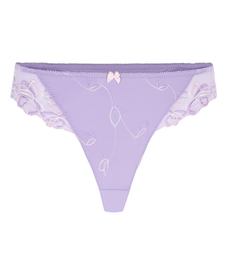 Tanga pantal&oacute;n corto Diva, Morado