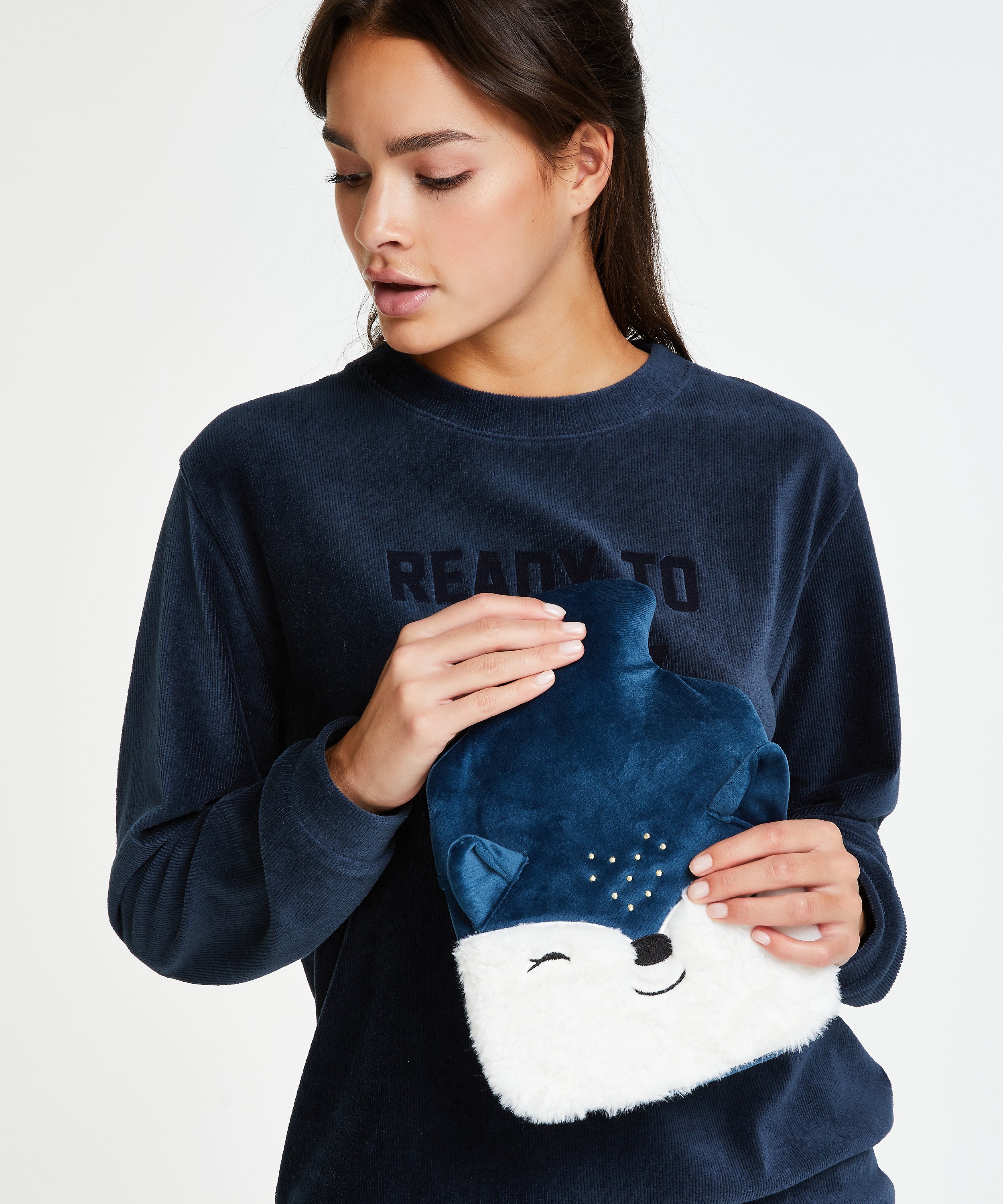 Bolsa de agua caliente, Azul, main