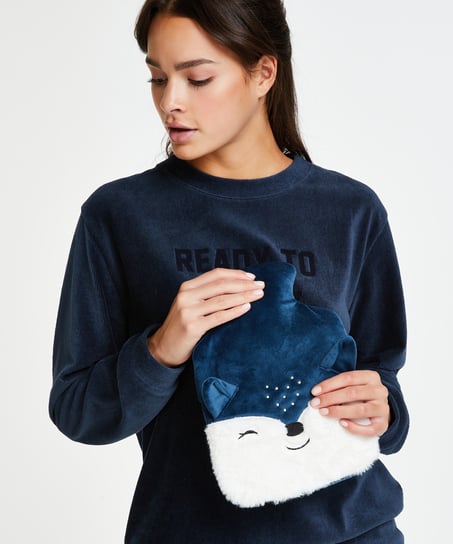 Bolsa de agua caliente, Azul