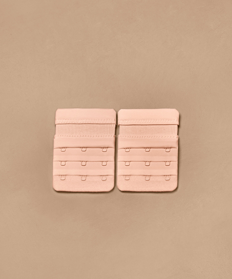 Pack de 2 extensores de sujetador, Beige