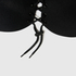 Sujetador push-up adhesivo, Negro