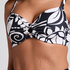 Top de bikini Mauritius, Negro