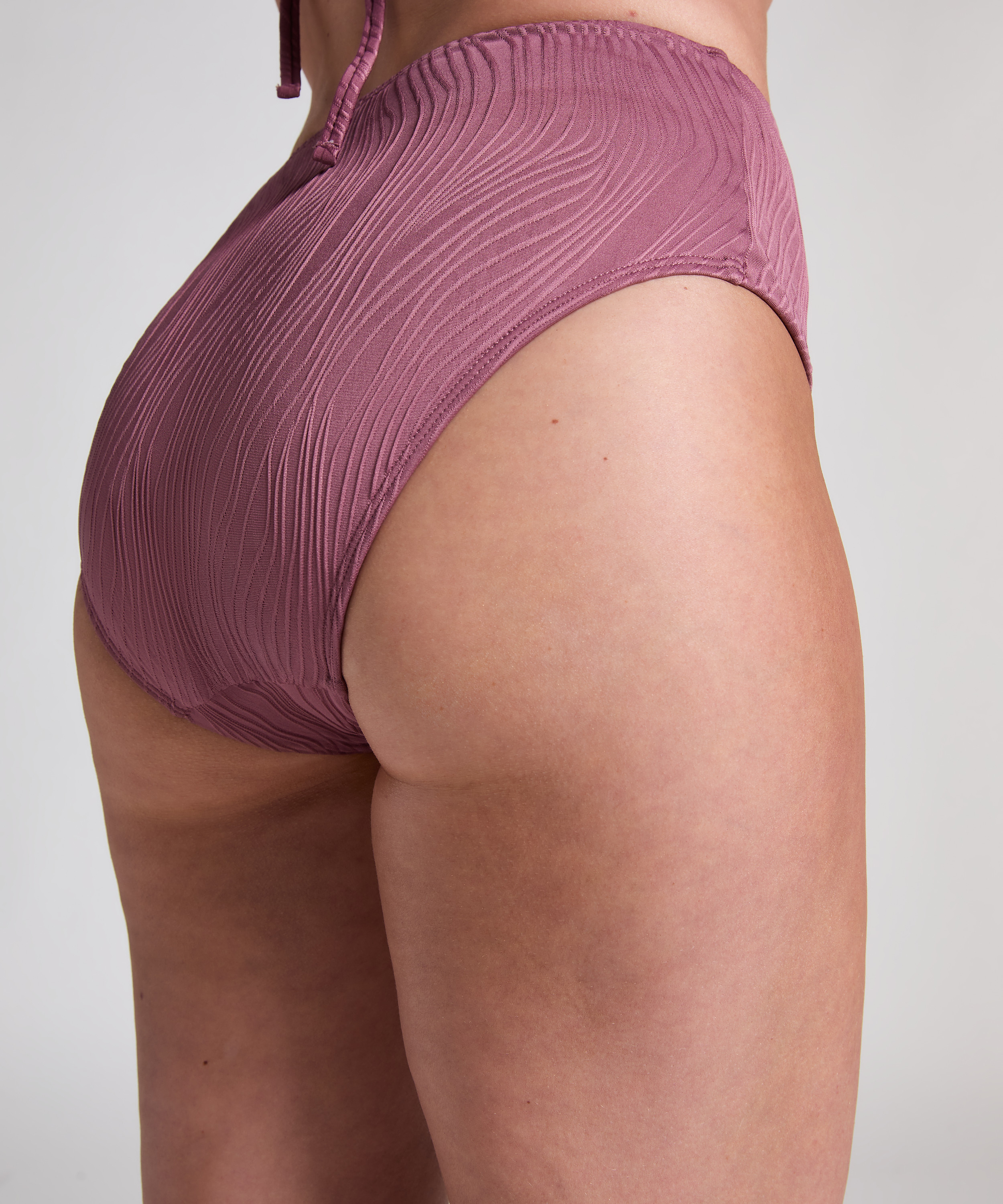 Braguita de bikini de cintura alta Rio, Morado, main