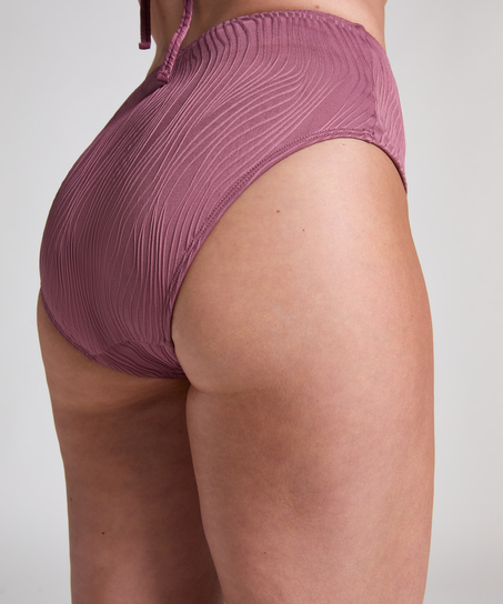Braguita de bikini de cintura alta Rio, Morado