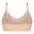 Bralette triangular Dide, Beige