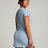 Camisón de escote redondo, Azul