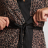 Kimono de malla de leopardo, Negro