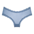 Brasile&ntilde;a en forma de V burn-out mesh, Azul