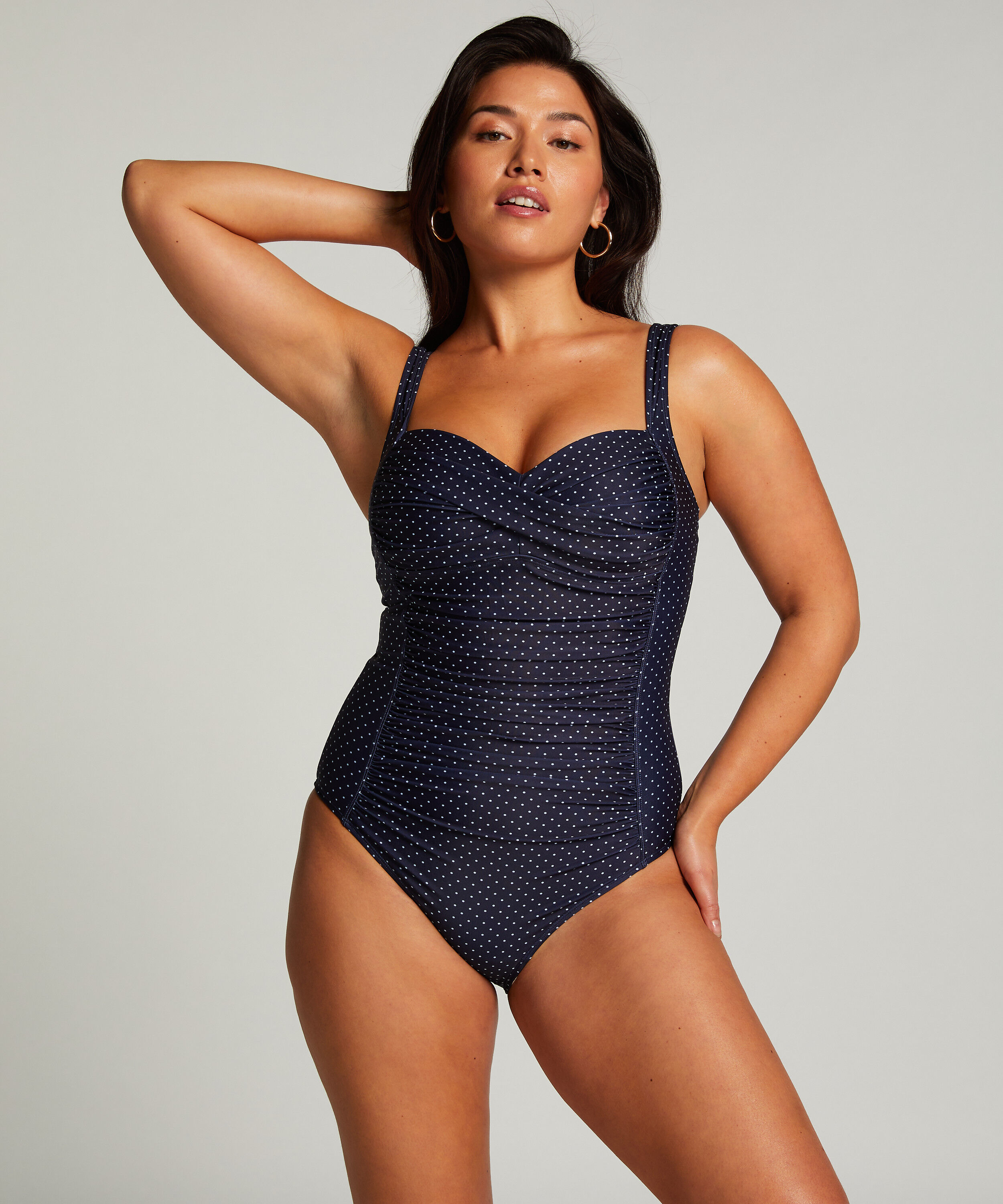 Bañador Shaping Scallop, Azul