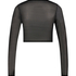 Top de malla Lia HKM x NA-KD, Negro