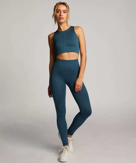 HKMX Sujetador deportivo sin costuras, Verde