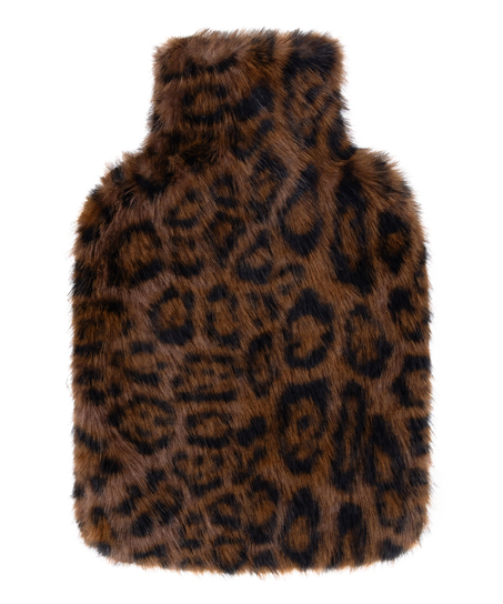 Bolsa de agua caliente Leopard, Negro