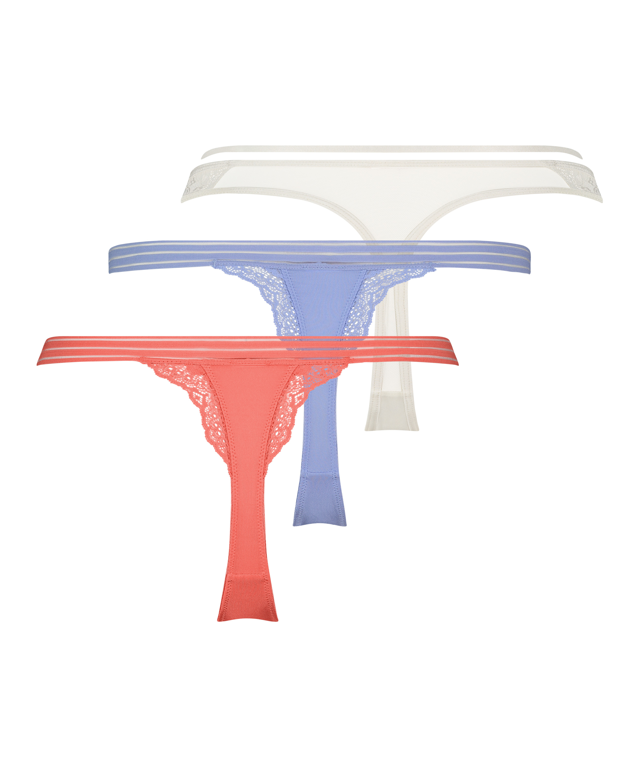 Lote de 3 tangas, Rosa, main