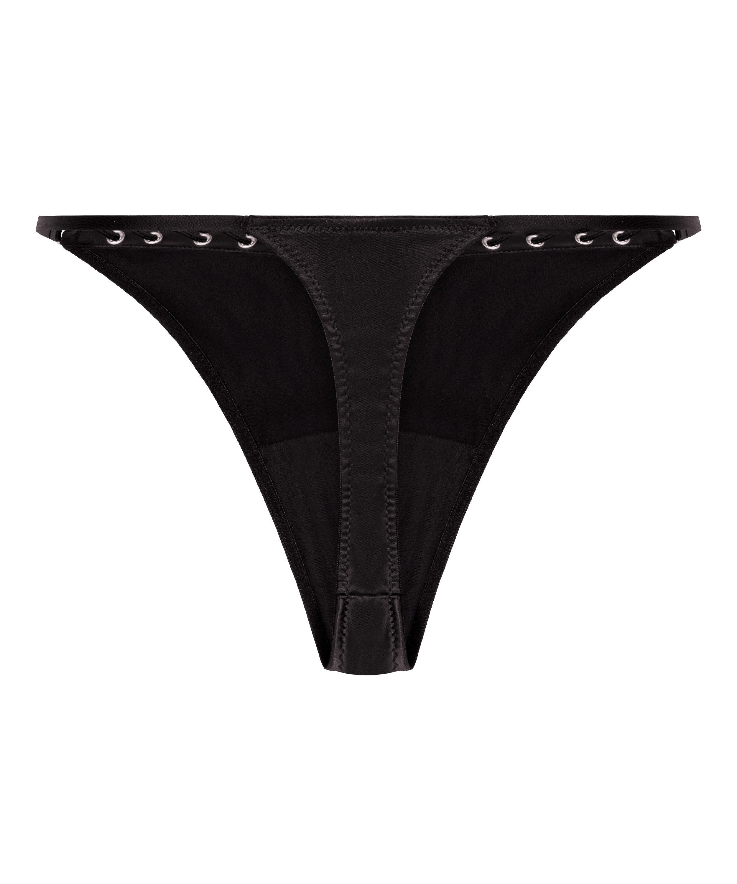 Tanga de pernera alta Pina, Negro, main