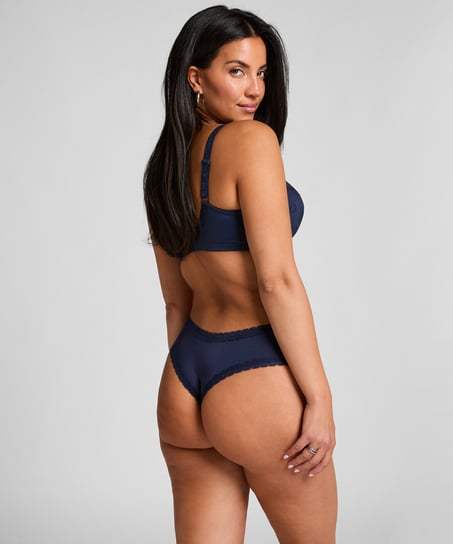 Braguita basile&ntilde;a con forma de V London, Azul