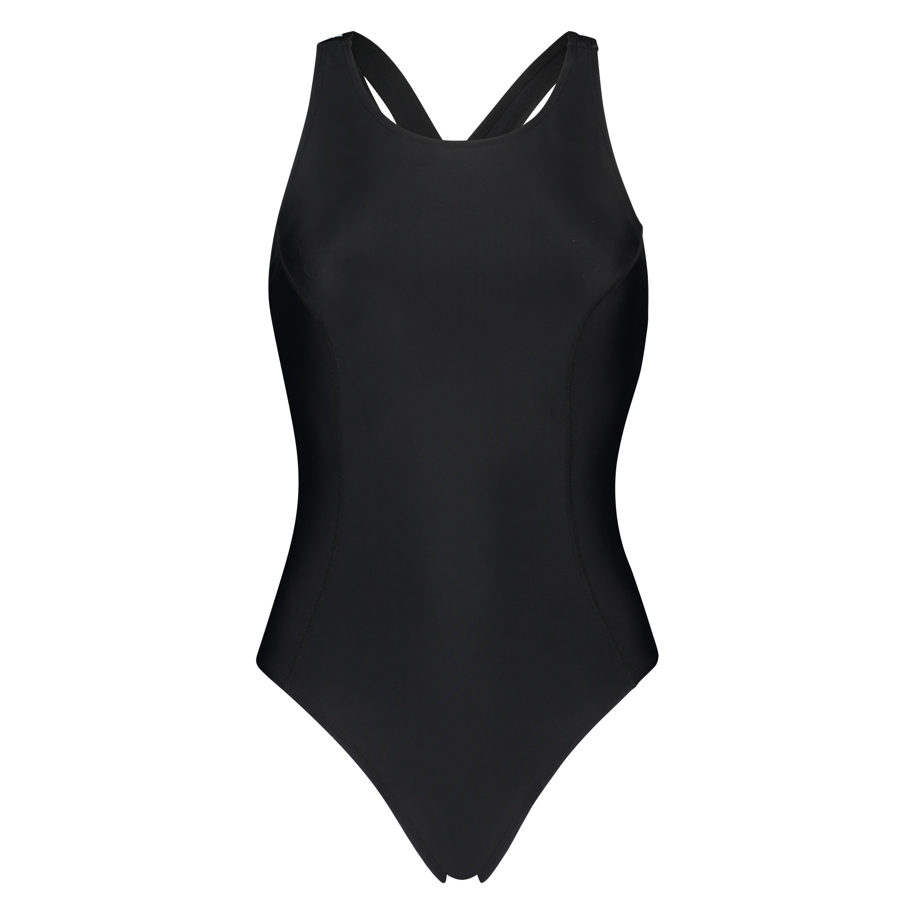 HKMX Traje de baño High Neck, Negro, main