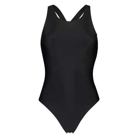 HKMX Traje de baño High Neck, Negro