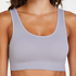 Bralette sin costuras, Gris