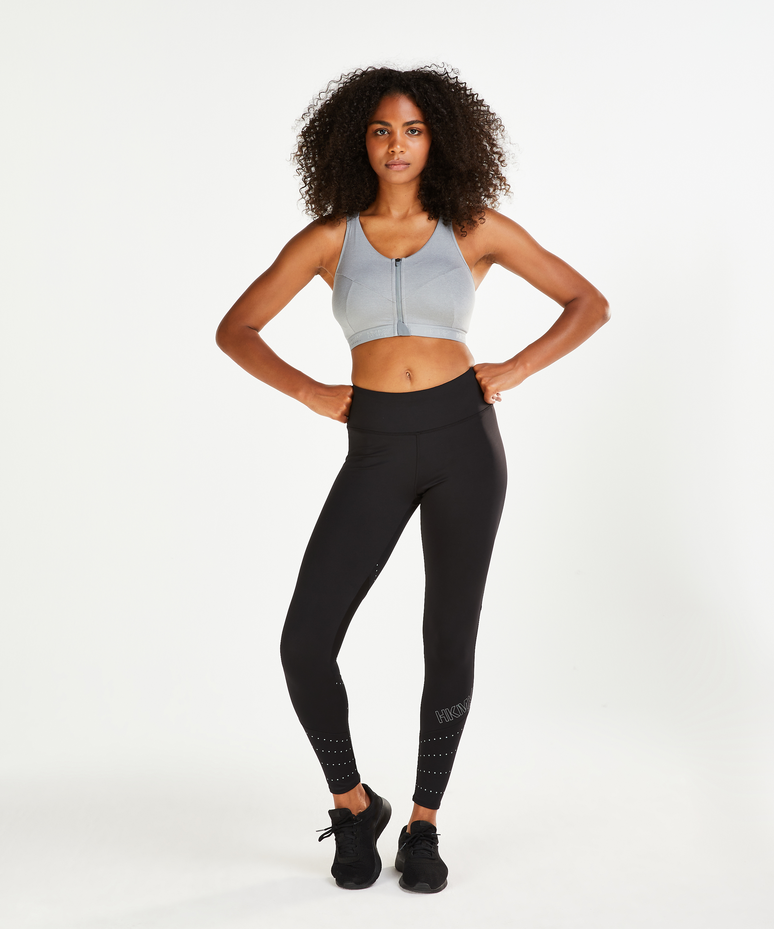 HKMX Sujetador deportivo The Pro Level 3, Gris, main