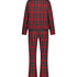 Conjunto de pijama Twill, Rojo
