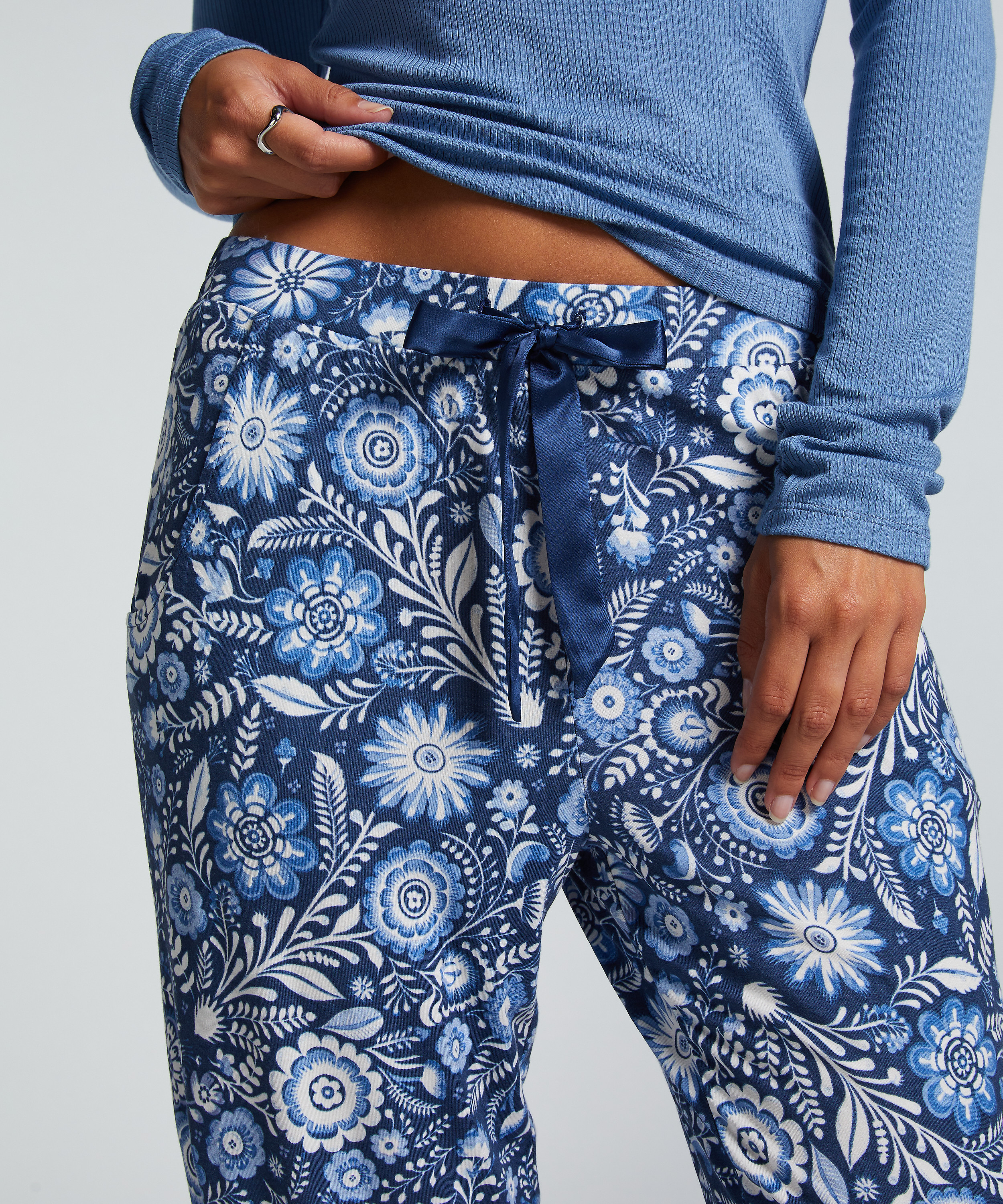 Petite pantalón de pijama, Azul, main