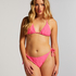 Top de bikini triangular Hula, Rosa
