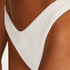 Braguita de bikini de pierna alta Sri Lanka, Blanco