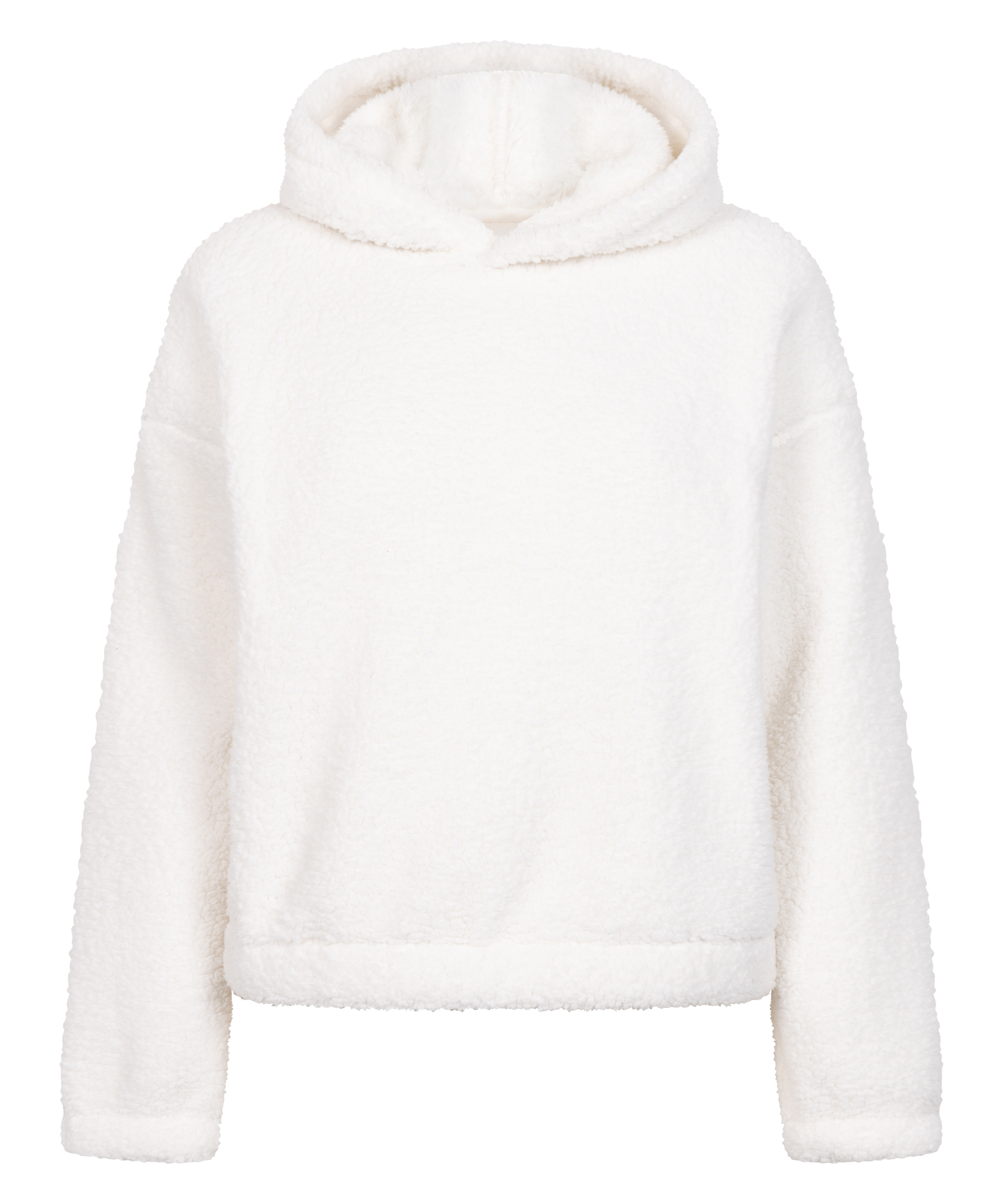 Sudadera con capucha Fleece Snuggle, Blanco, main