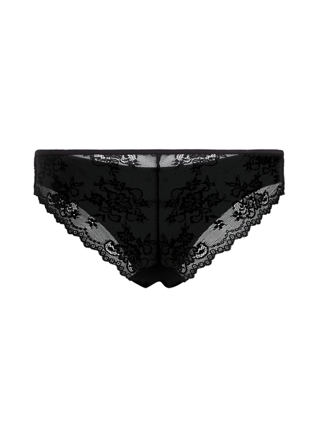 Brasileña Invisible Lace Back, Negro