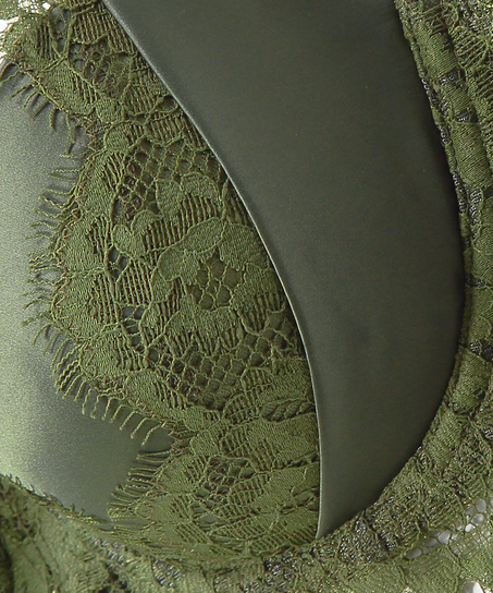 Sujetador de aros preformado Hannako, Verde