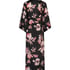 Kimono Satin Bloom, Negro