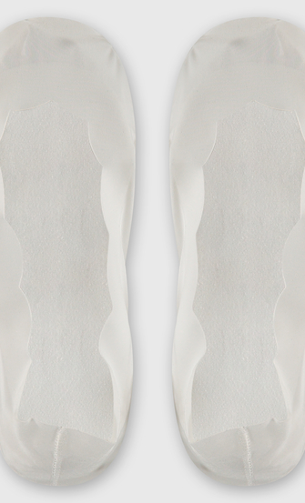 2 pares de calcetines “invisibles” Scallop, Blanco