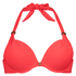 Top de bikini push-up preformado Sunset Dream Copa A - E, Rojo