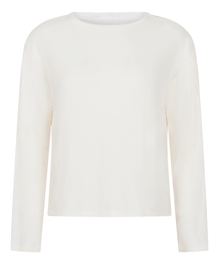 Top de pijama Jersey, Blanco