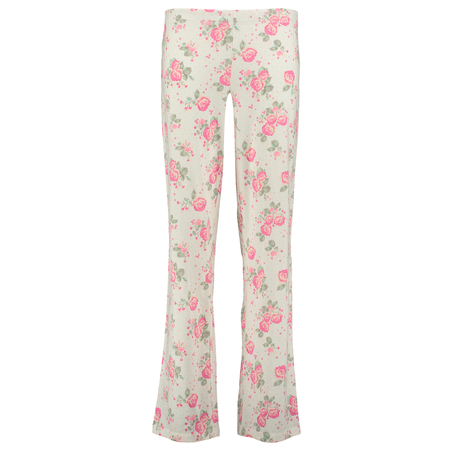 Pyama pants Dani Flower, Blanco