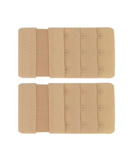 Pack de 2 extensores de sujetador, Beige