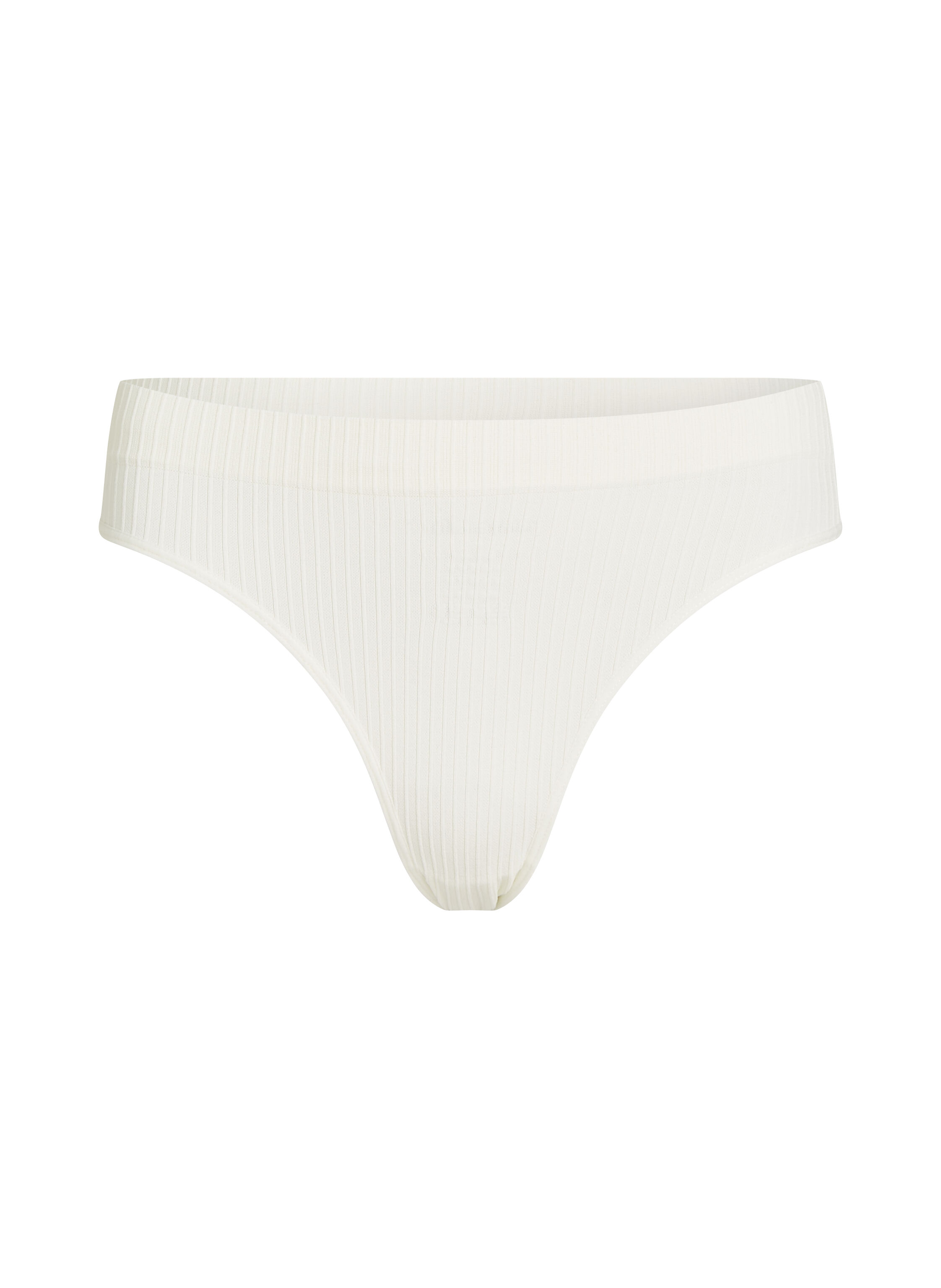 Tanga de tiro alto Dianne, Blanco