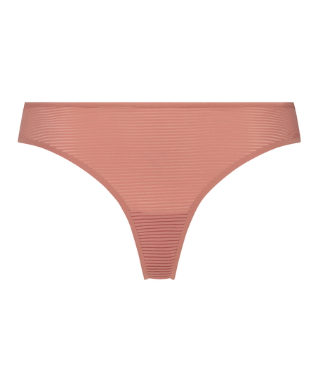 Invisible Tanga Stripe, Rosa
