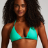 Top de bikini triangular Doha, Verde