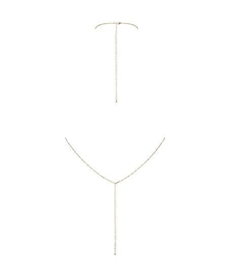 Top de bralette chain, Amarillo