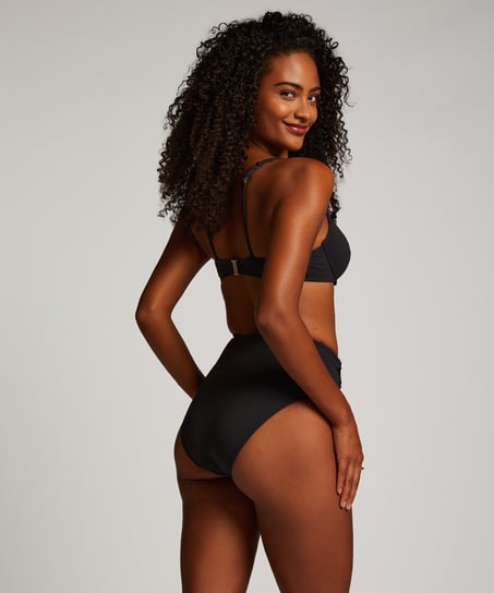 Top de bikini Holbox, Negro