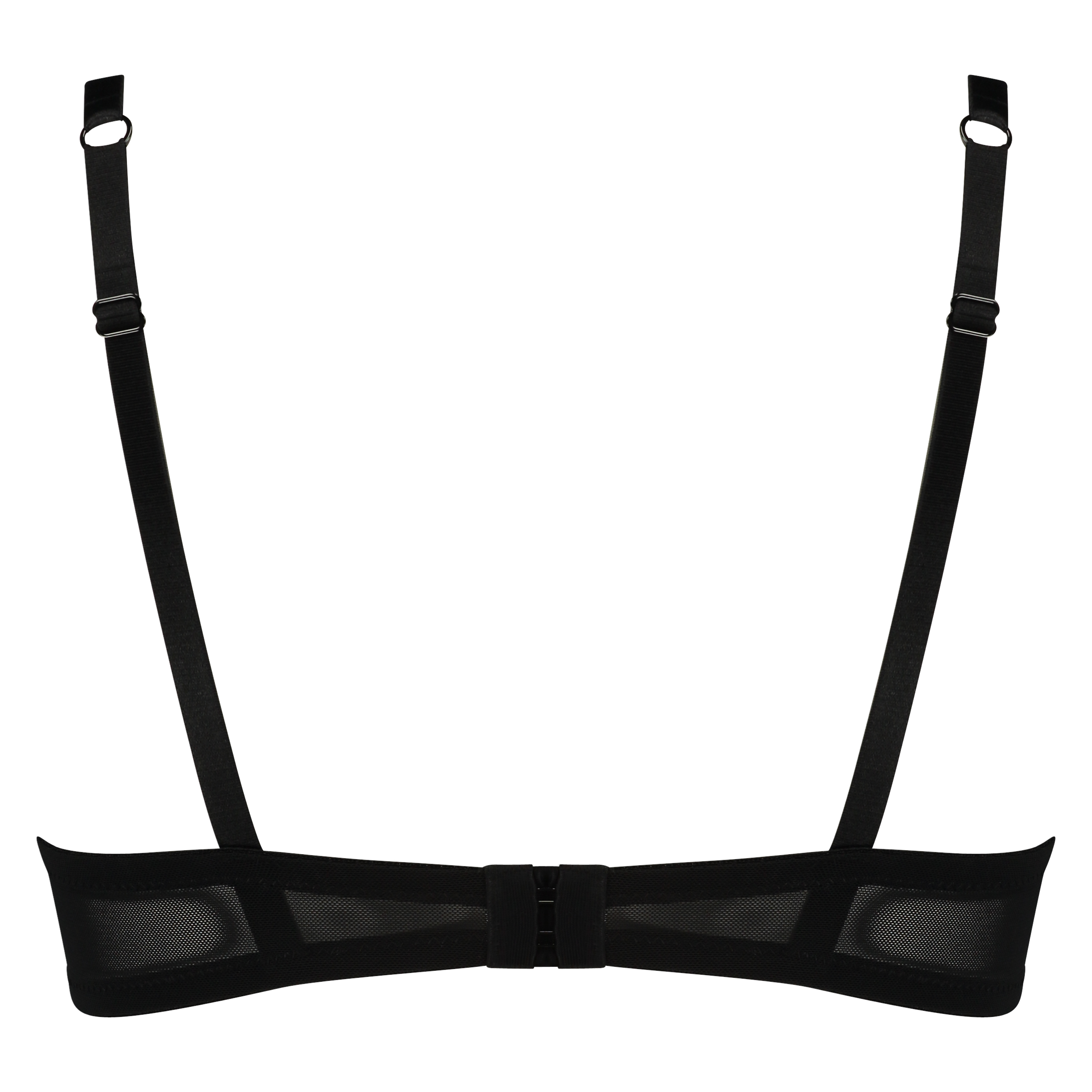 Non-padded underwired bra Elle, Negro, main