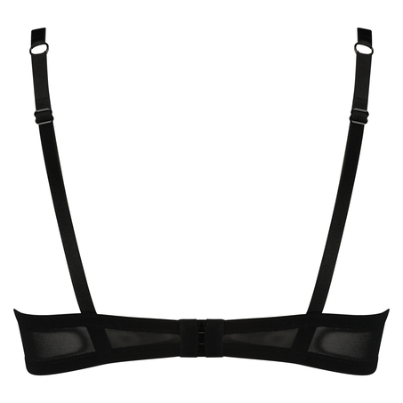 Non-padded underwired bra Elle, Negro