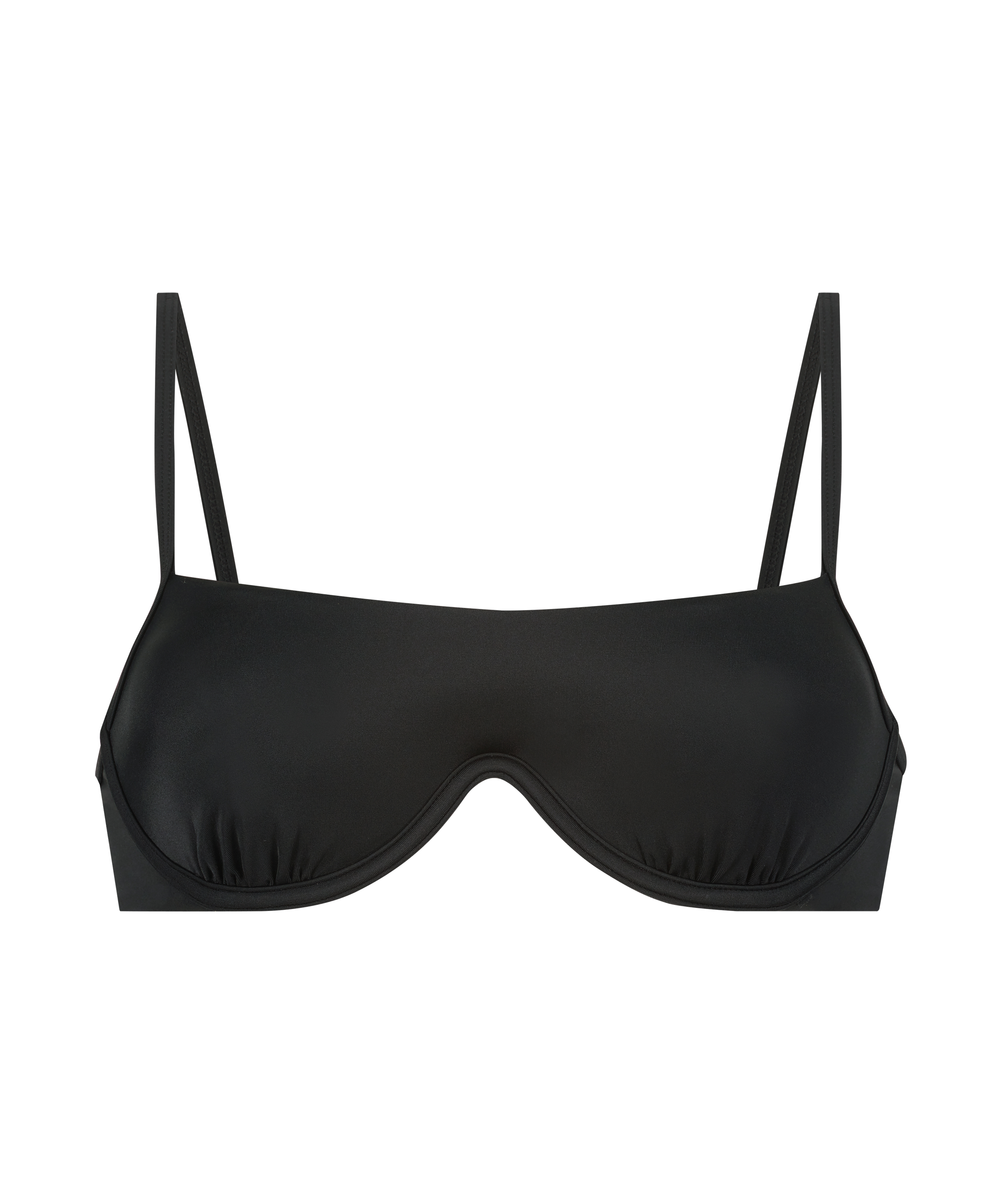Top de bikini de aros no preformado Sicily, Negro, main
