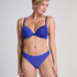 Invisible Tanga Lace Back, Azul