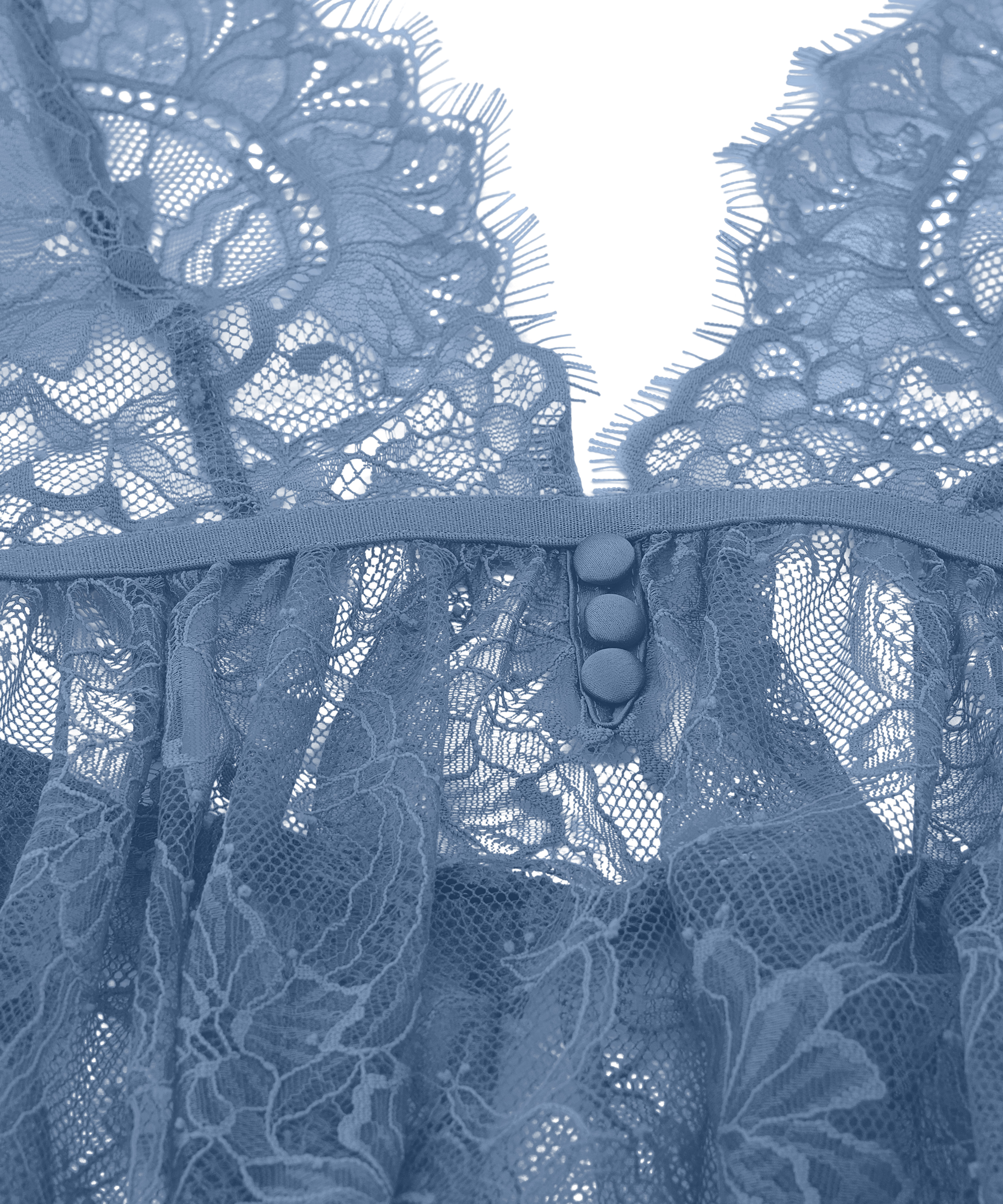 Vestido lencero Magdalena, Azul, main