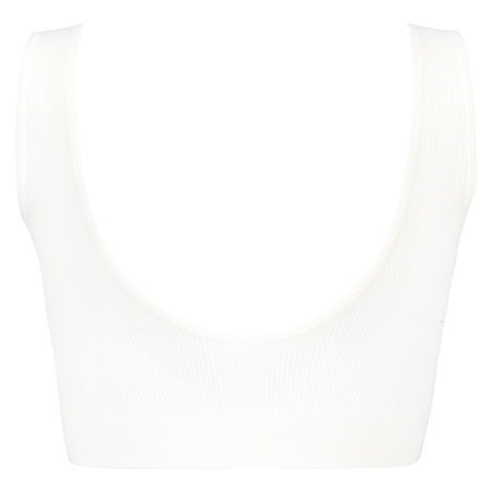 Bralette sin costuras, Blanco